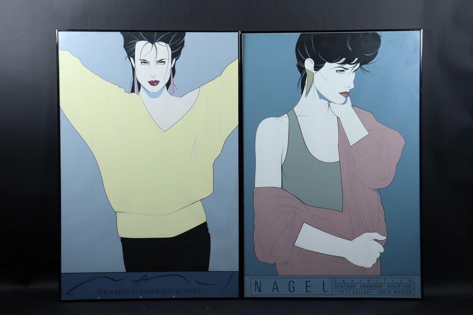 2 pcs Patrick Nagel print (1 of 6)