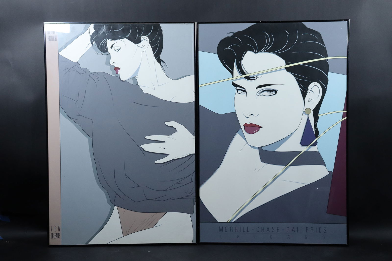 2 pcs Patrick Nagel print (1 of 5)