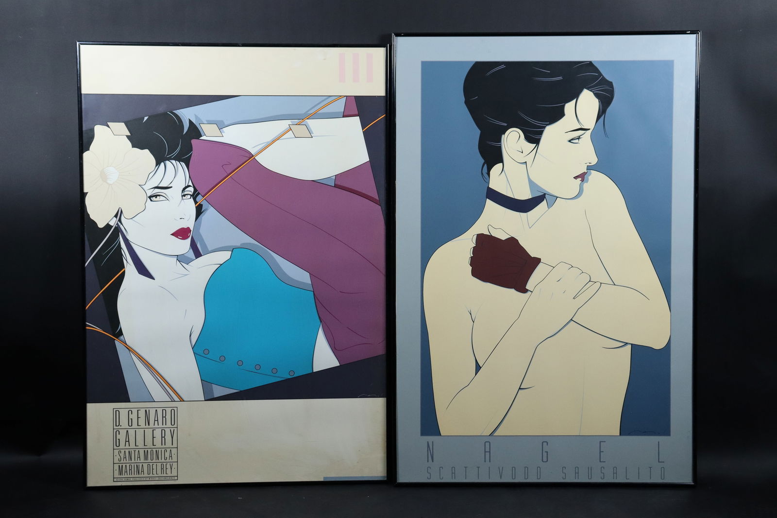 2 pcs Patrick Nagel print (1 of 6)