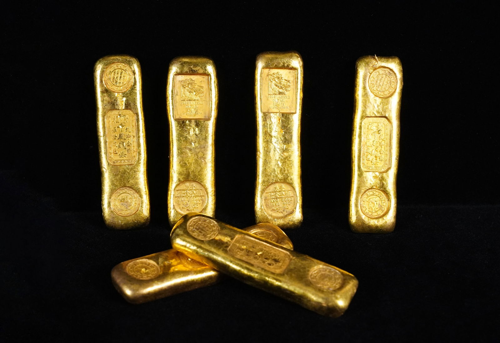 6 pcs Chinese ingots (1 of 5)