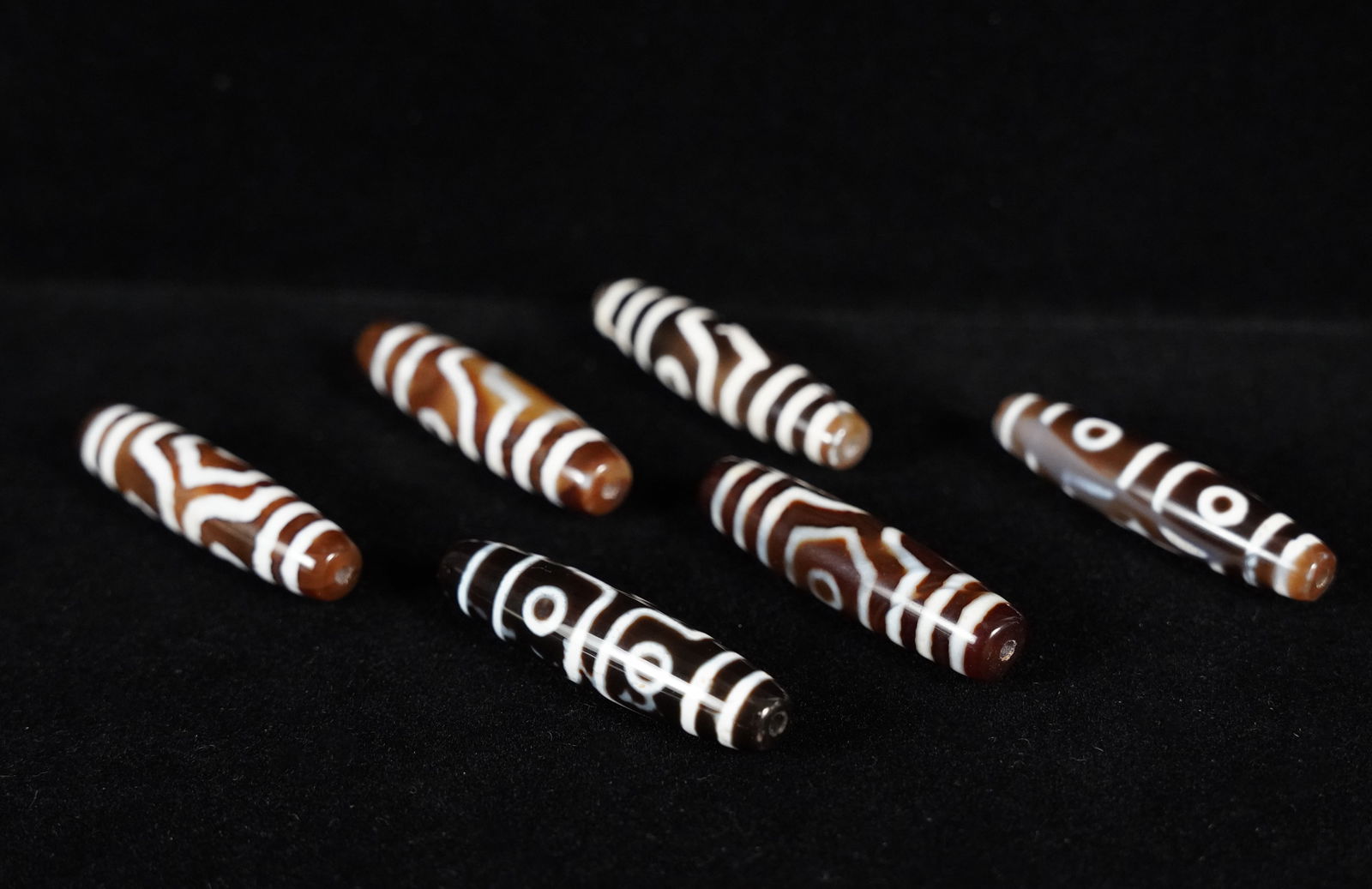 6 pcs Tibetan fine dzi bead (1 of 7)