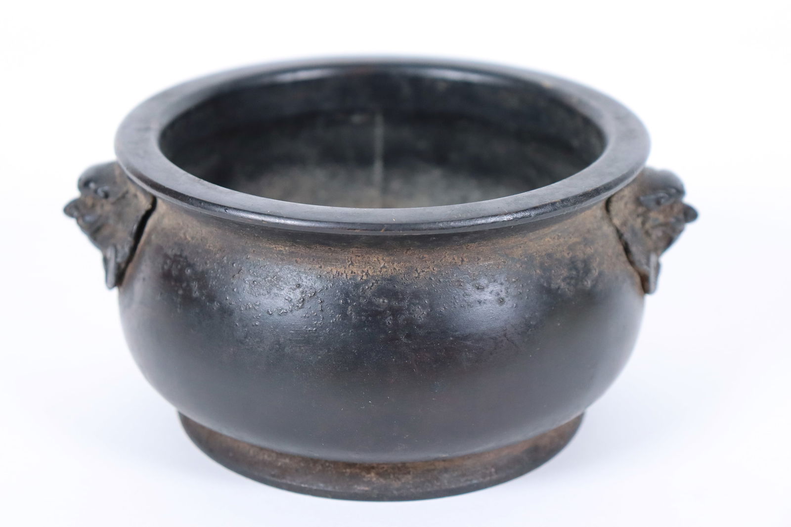 Chinese heavy bronze censer (1 of 7)