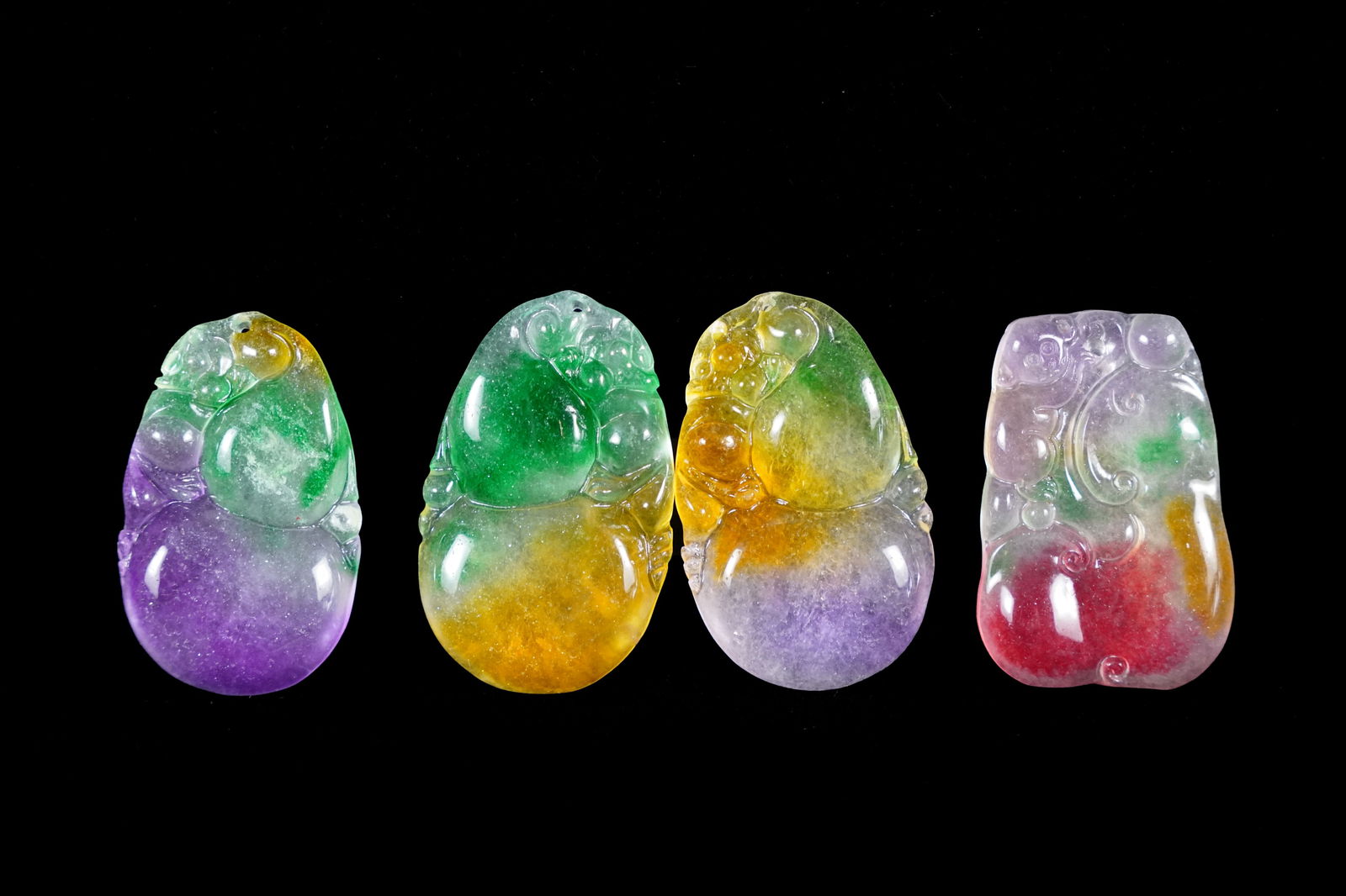 4 pcs Chinese stone items (1 of 7)