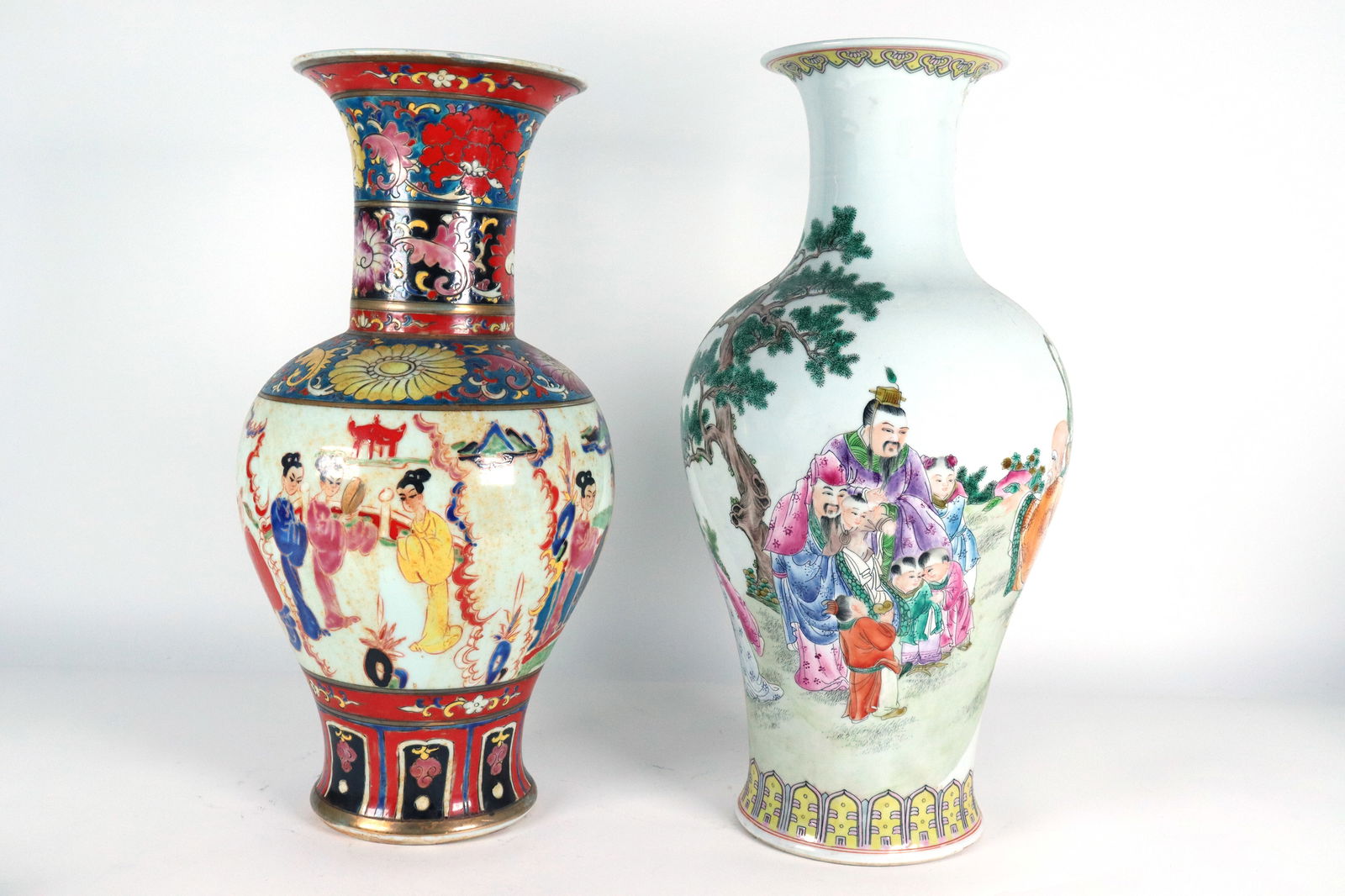 2 pcs Chinese large vase (1 of 7)