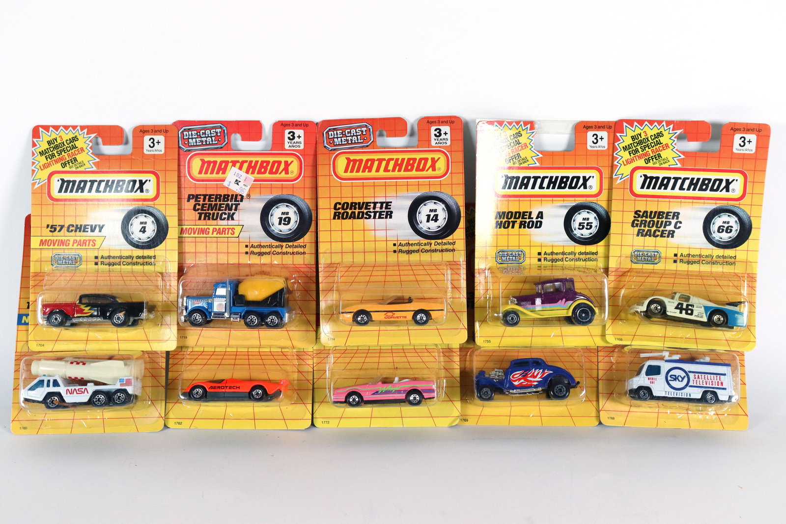 Lots of Matchbox figures: Lots of Matchbox figures in original box.