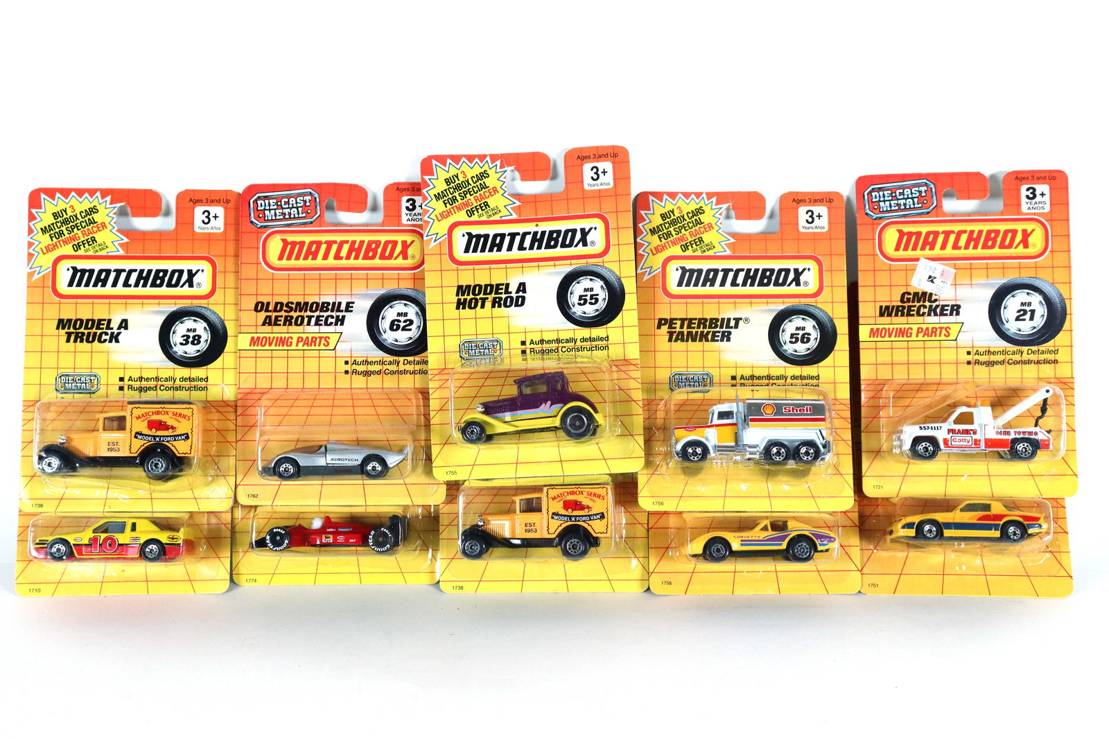 Lots of Matchbox figures: Lots of Matchbox figures in original box.