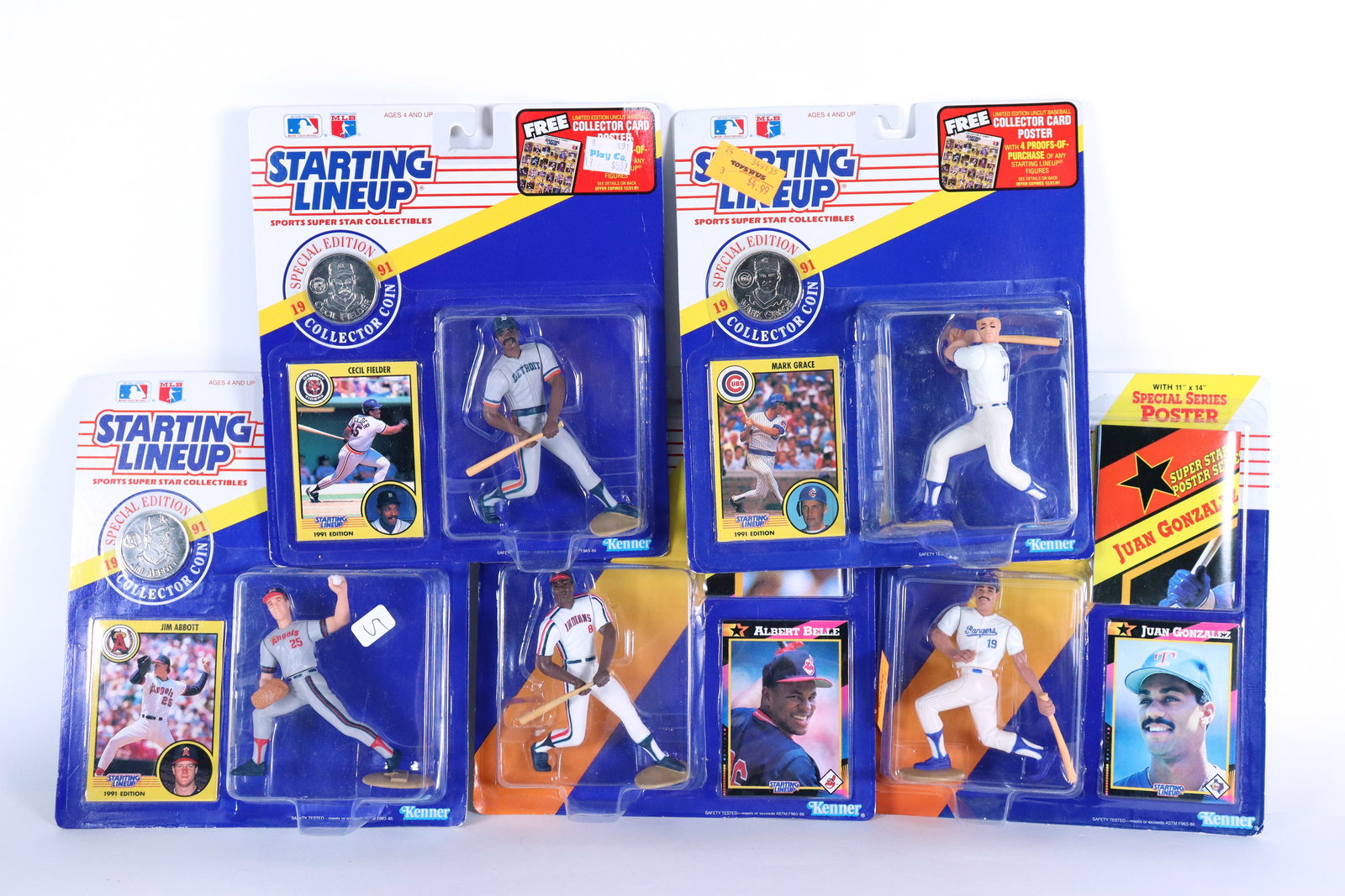 5 pcs Starting Lineup figures (1 of 6)
