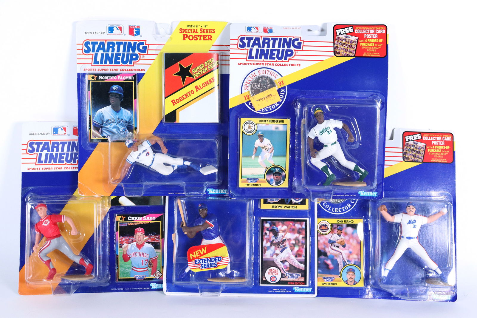 5 pcs Starting Lineup figures (1 of 6)
