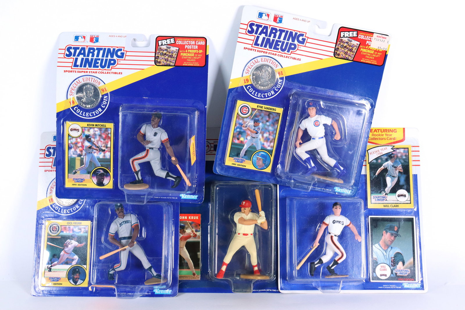 5 pcs Starting Lineup figures (1 of 6)