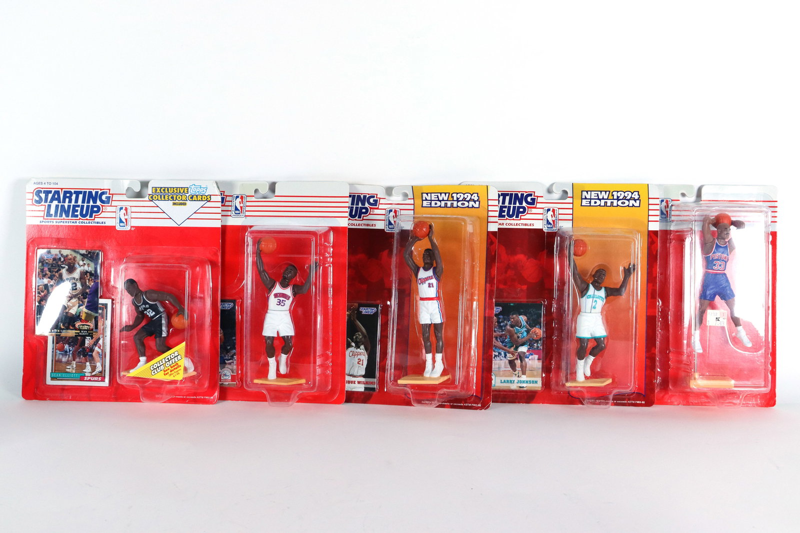 5 pcs Starting Lineup figures (1 of 6)