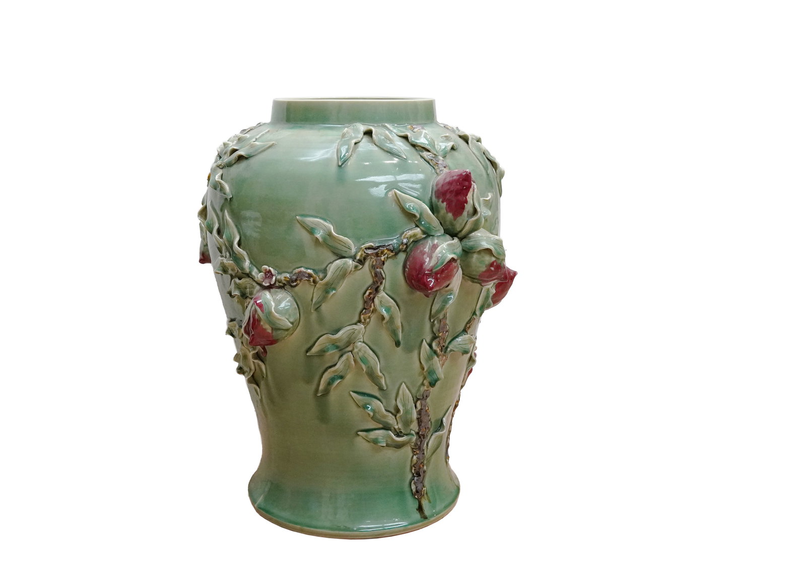 Chinese massive carved vase (1 of 6)