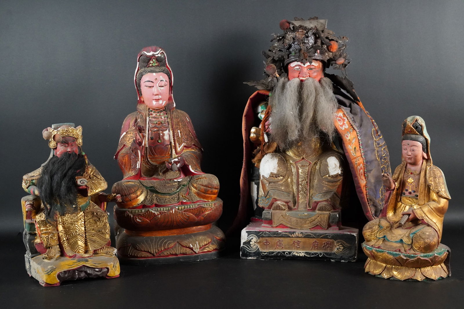 4 Chinese camphor wood statue (1 of 9)