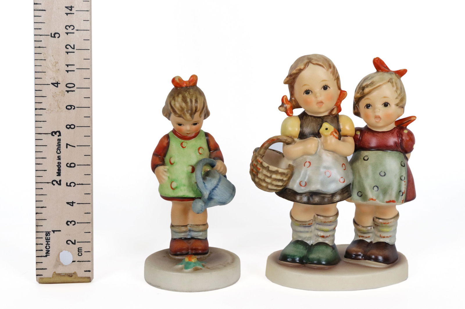 2 pcs Goebel Hummels: 2 pcs Goebel Hummels. W. Germany.