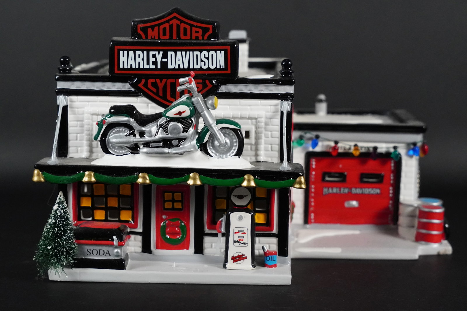 Vintage Harley shop figure: Vintage Harley shop figure. H: 6.75" x W: 9.2."