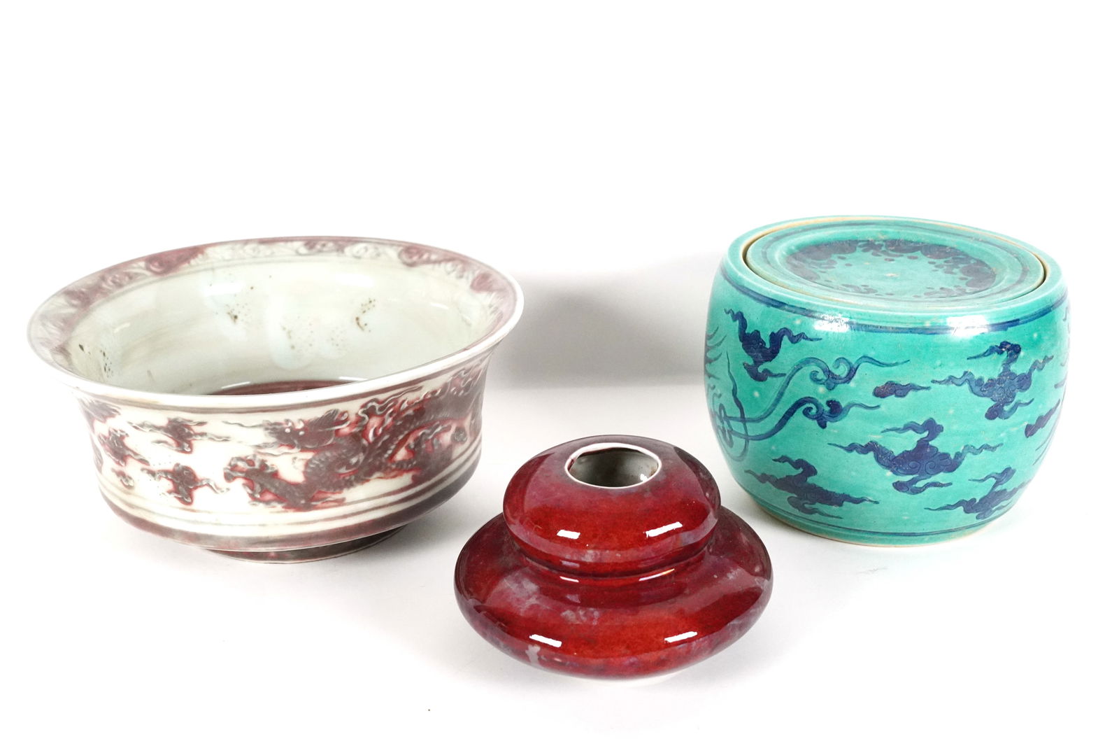 3 Chinese porcelain items (1 of 7)