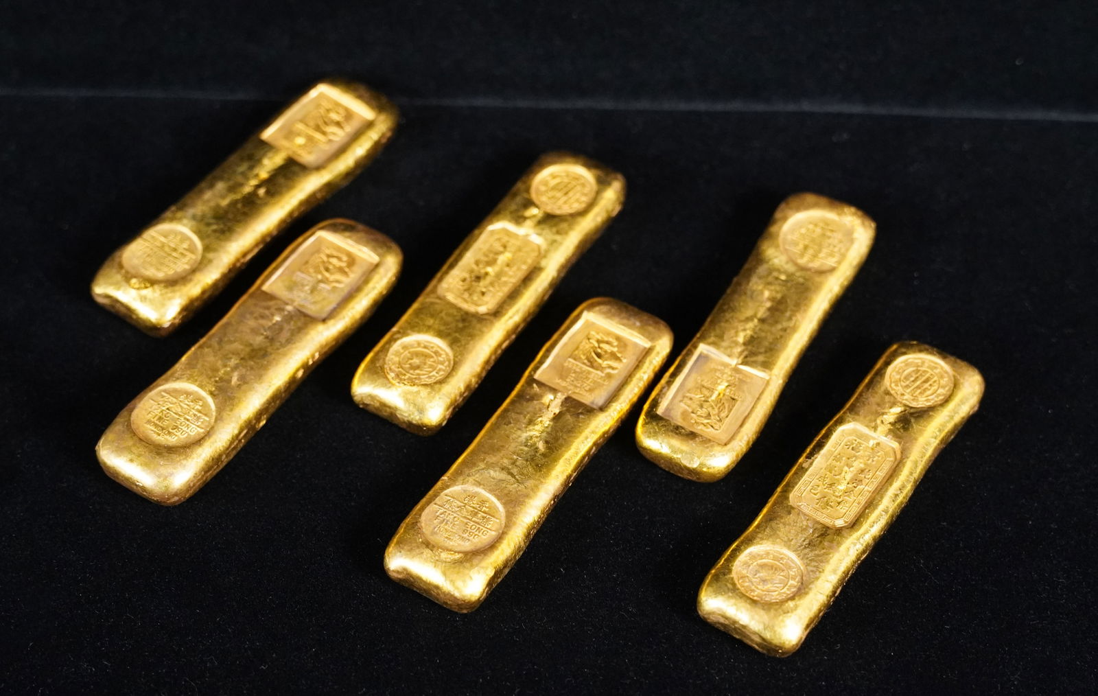 6 pcs Chinese ingots (1 of 6)