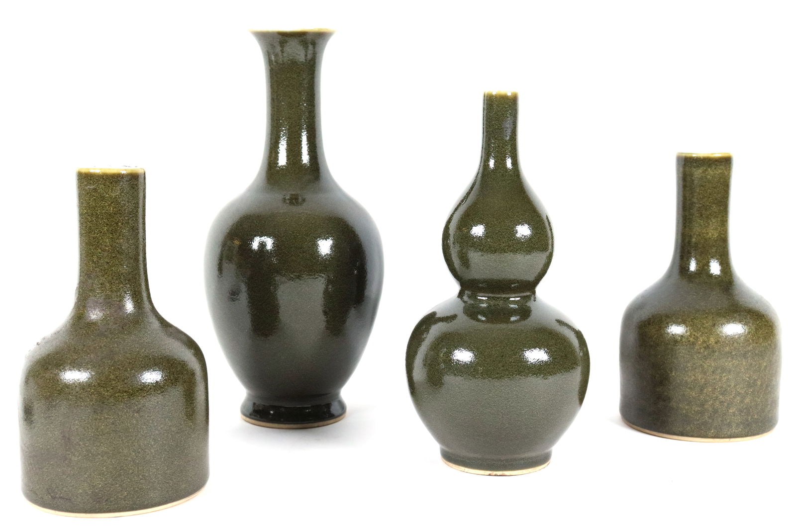 4 Chinese fine green vase (1 of 7)