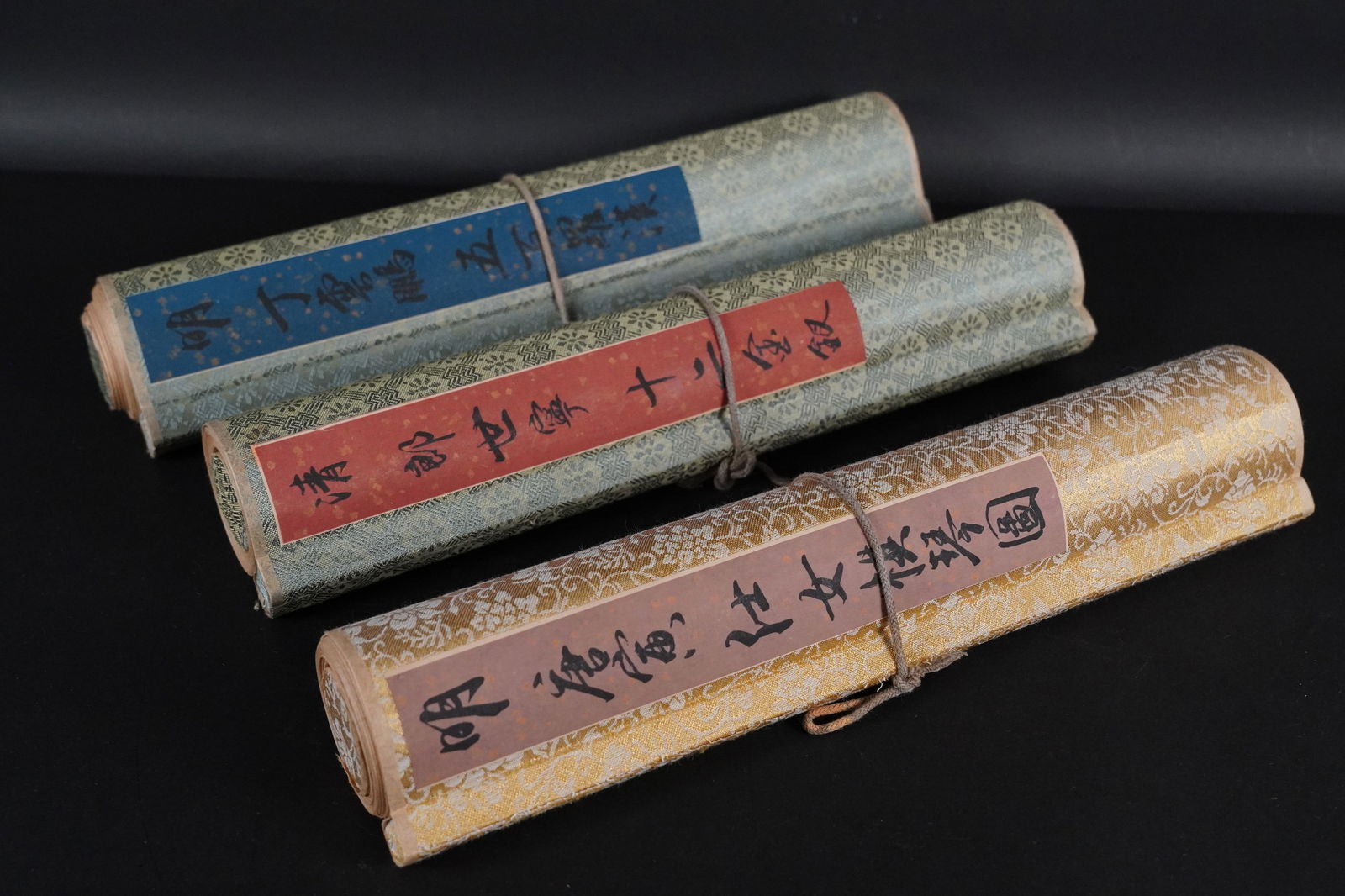 3 Chinese fine scrolls (1 of 11)
