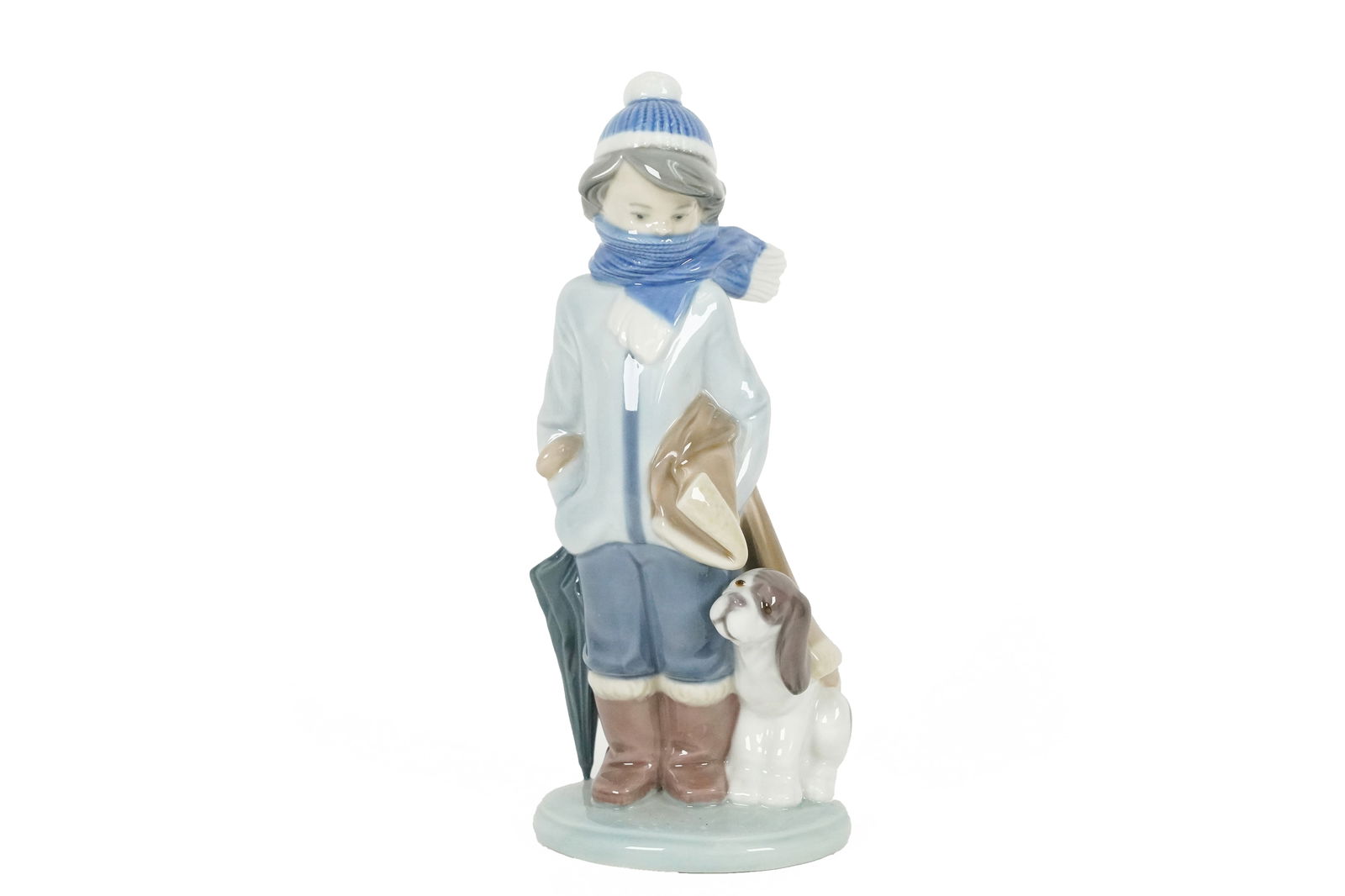 Lladro boiy with dog (1 of 7)