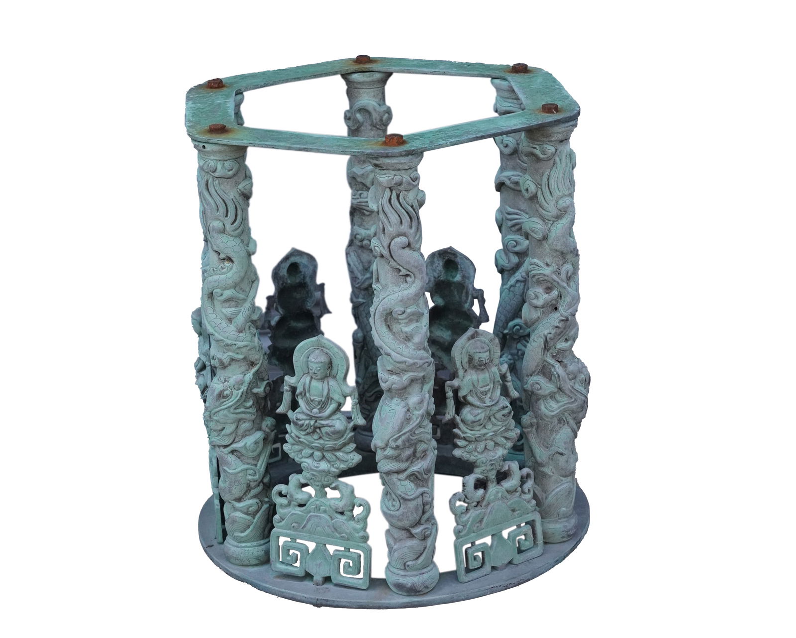 Chinese bronze heavy stand (1 of 7)