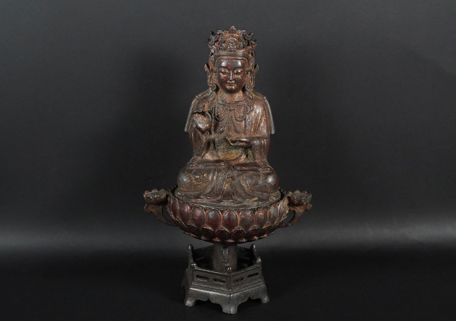 Chinese important bronze buddha (1 of 7)