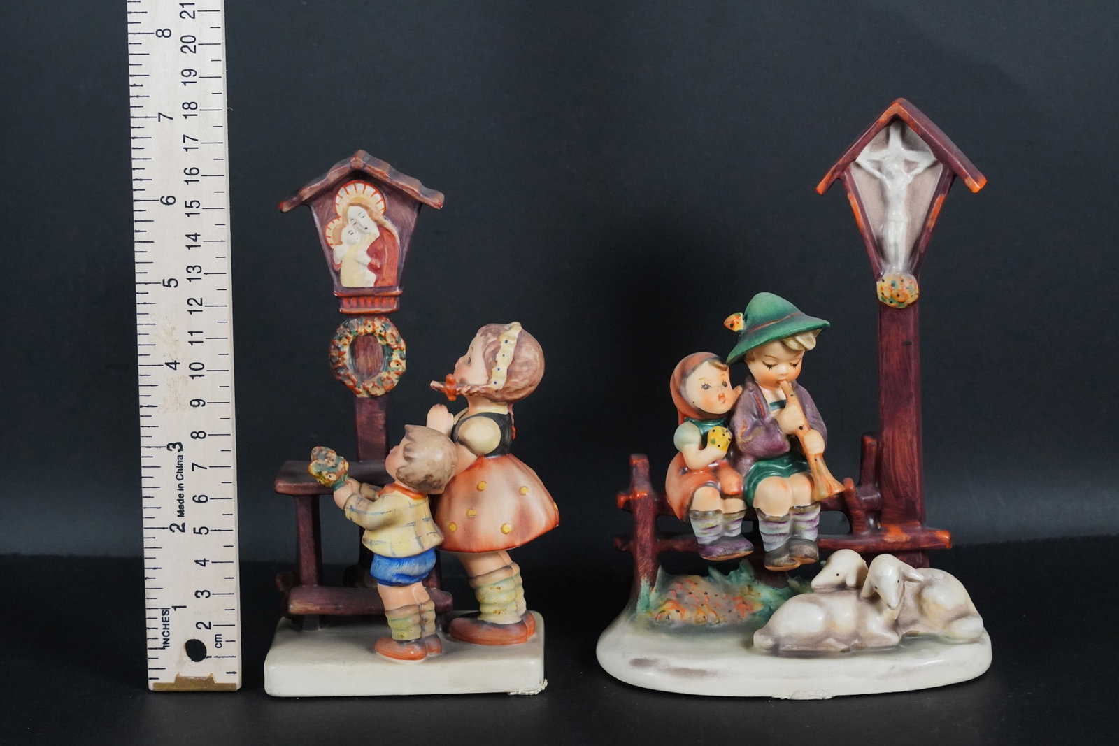 2 tall Hummel figurine: 2 vintage tall Hummel figurine.