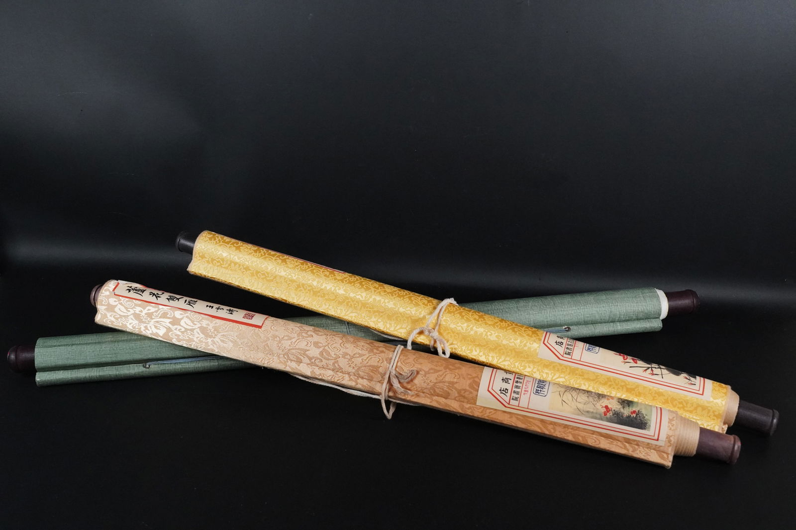 3 Chinese fine scrolls (1 of 12)