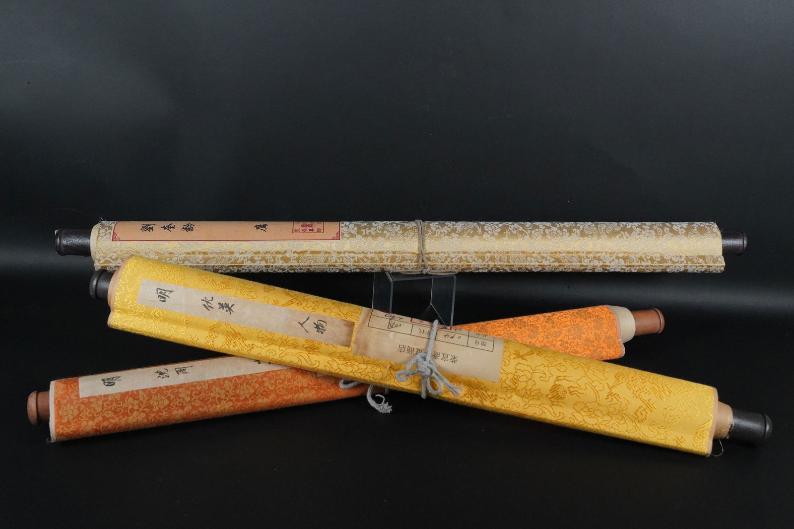 3 Chinese fine scrolls (1 of 12)