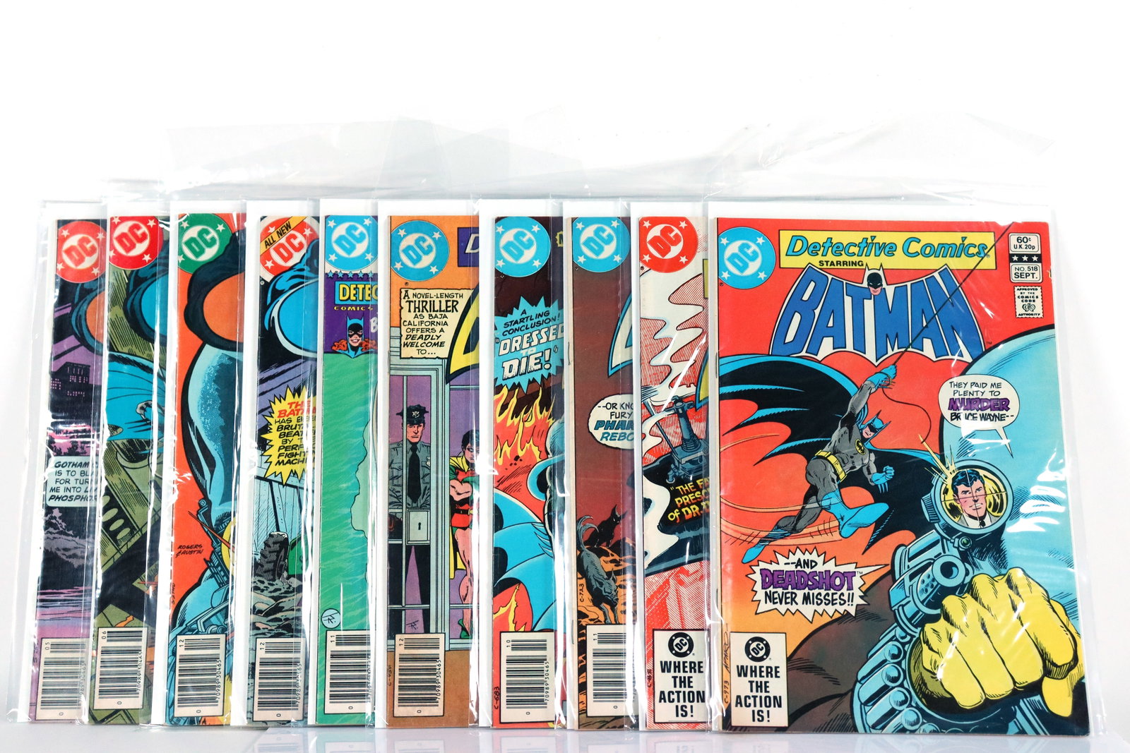 Lots DC Batman comics: Lots DC Batman comics.