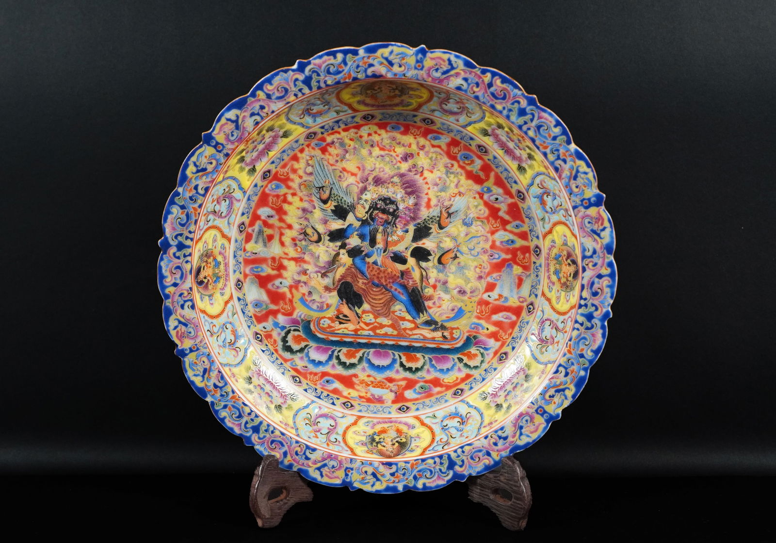 Chinese fine fancy plate (1 of 6)