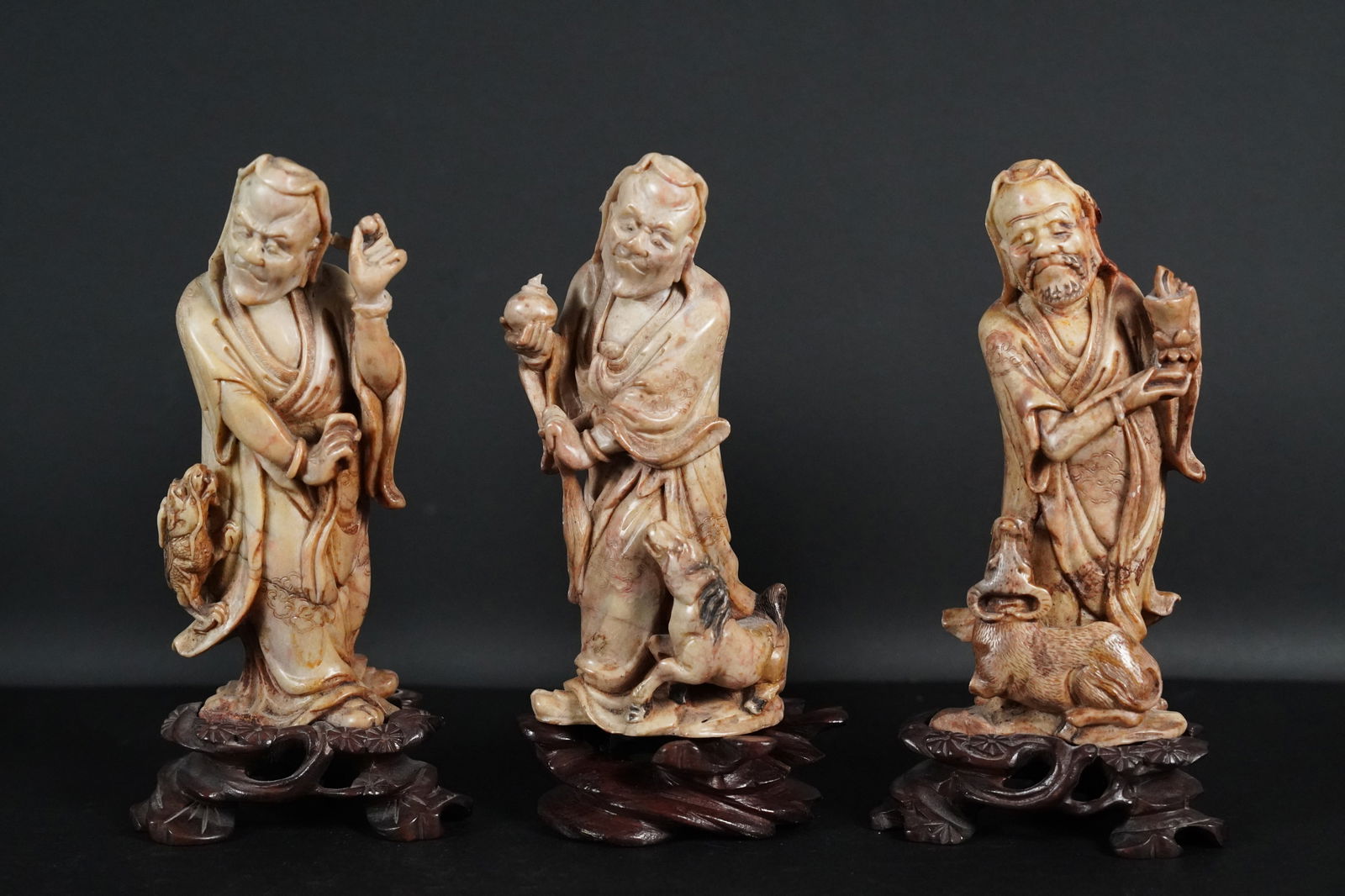 3 Chinese soapstone figure (1 of 7)