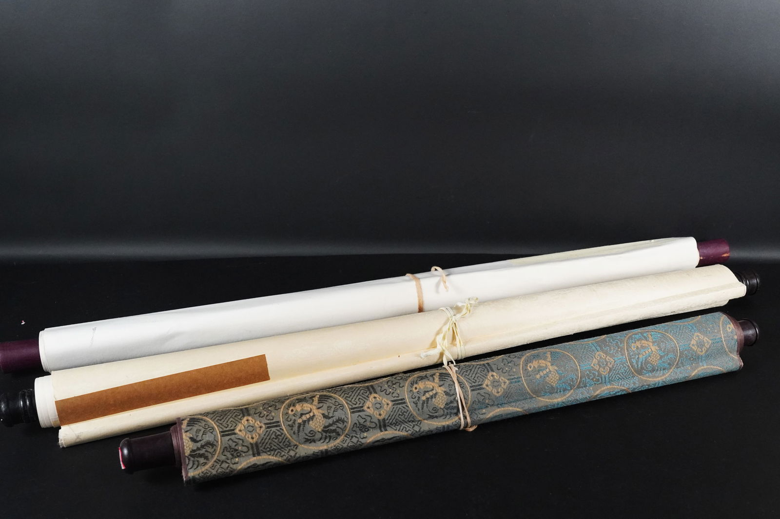 3 Chinese long scrolls (1 of 9)