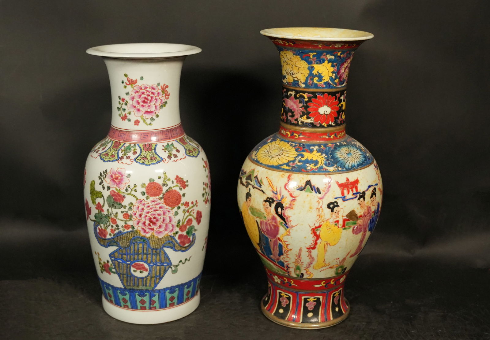2 Chinese tall vase (1 of 6)