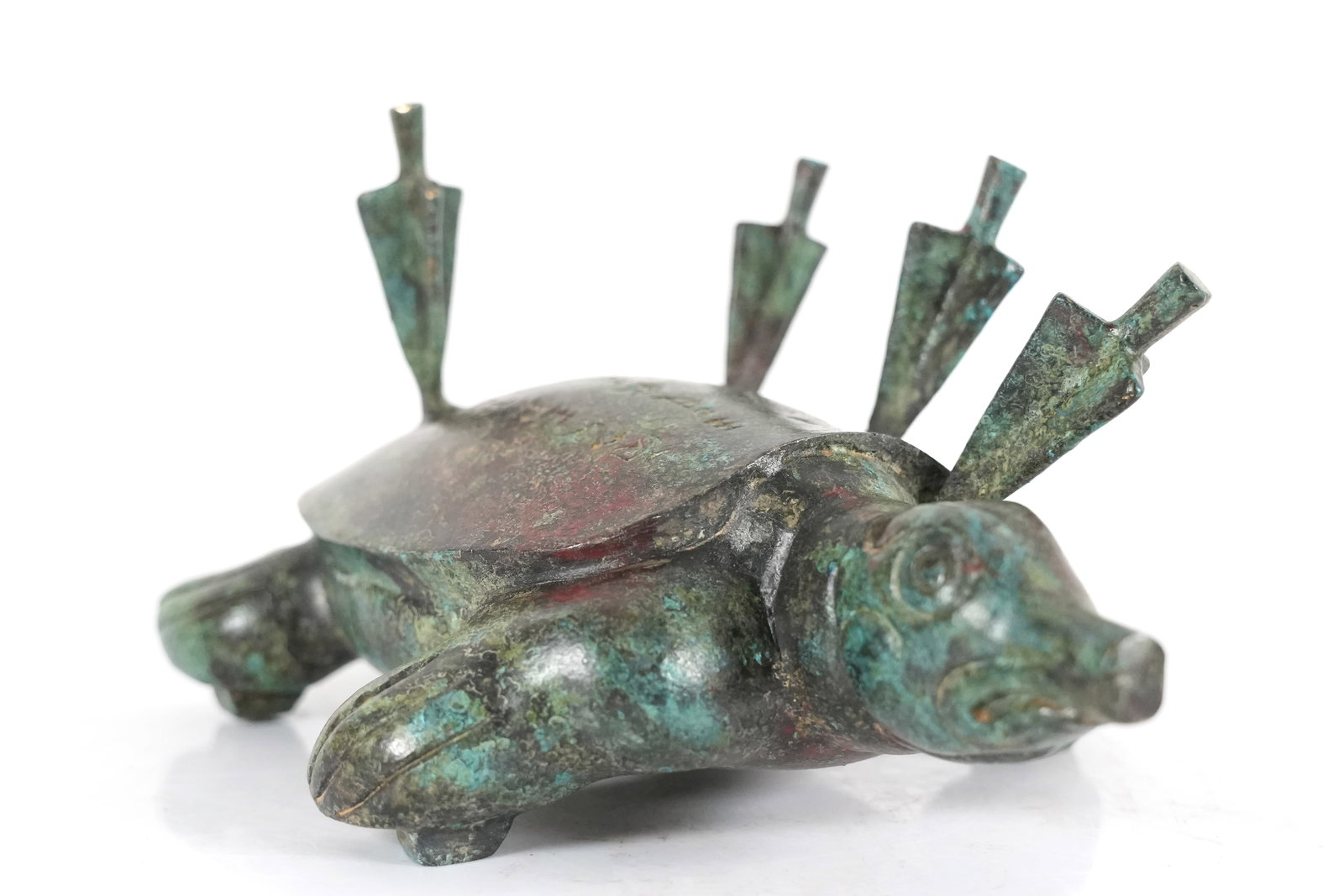 Chinese bronze turtle vessel (1 of 6)