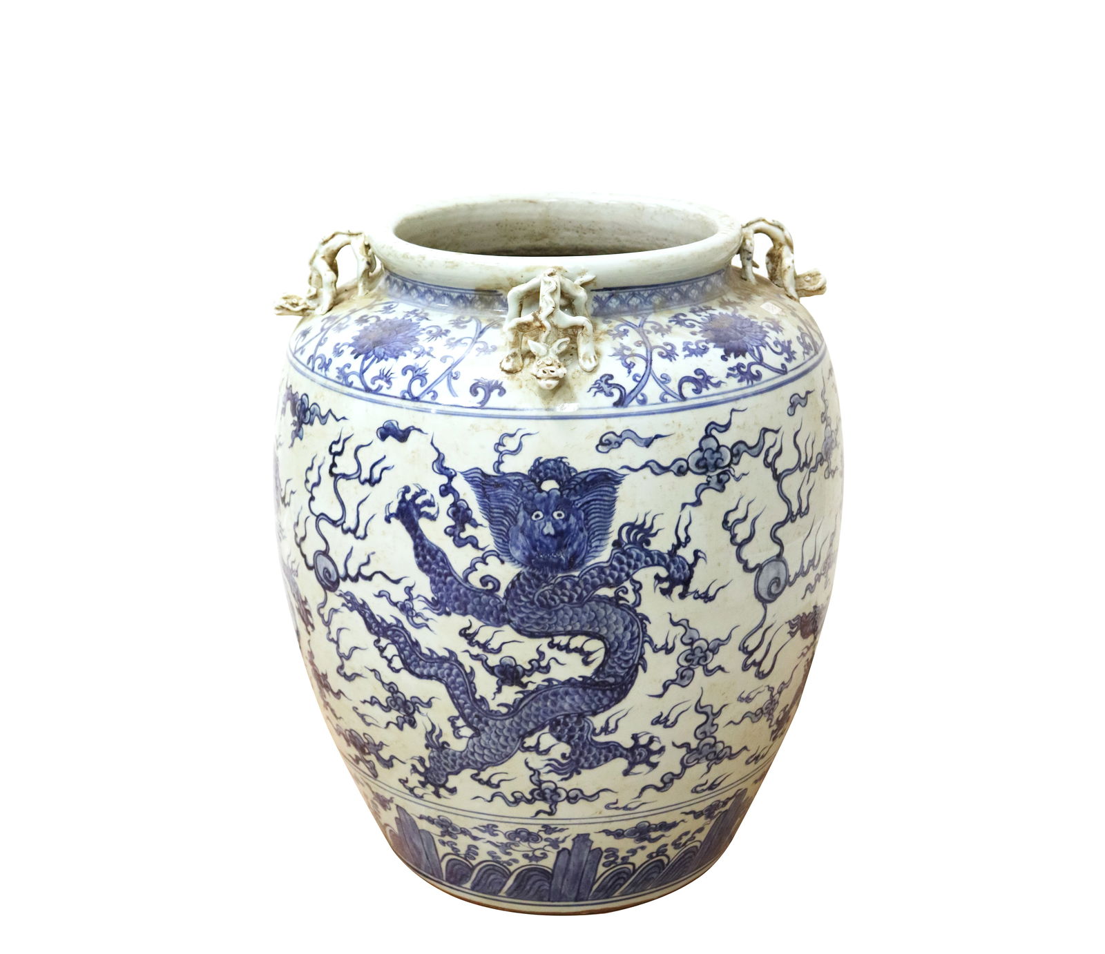 Chinese massive b/w jar (1 of 7)