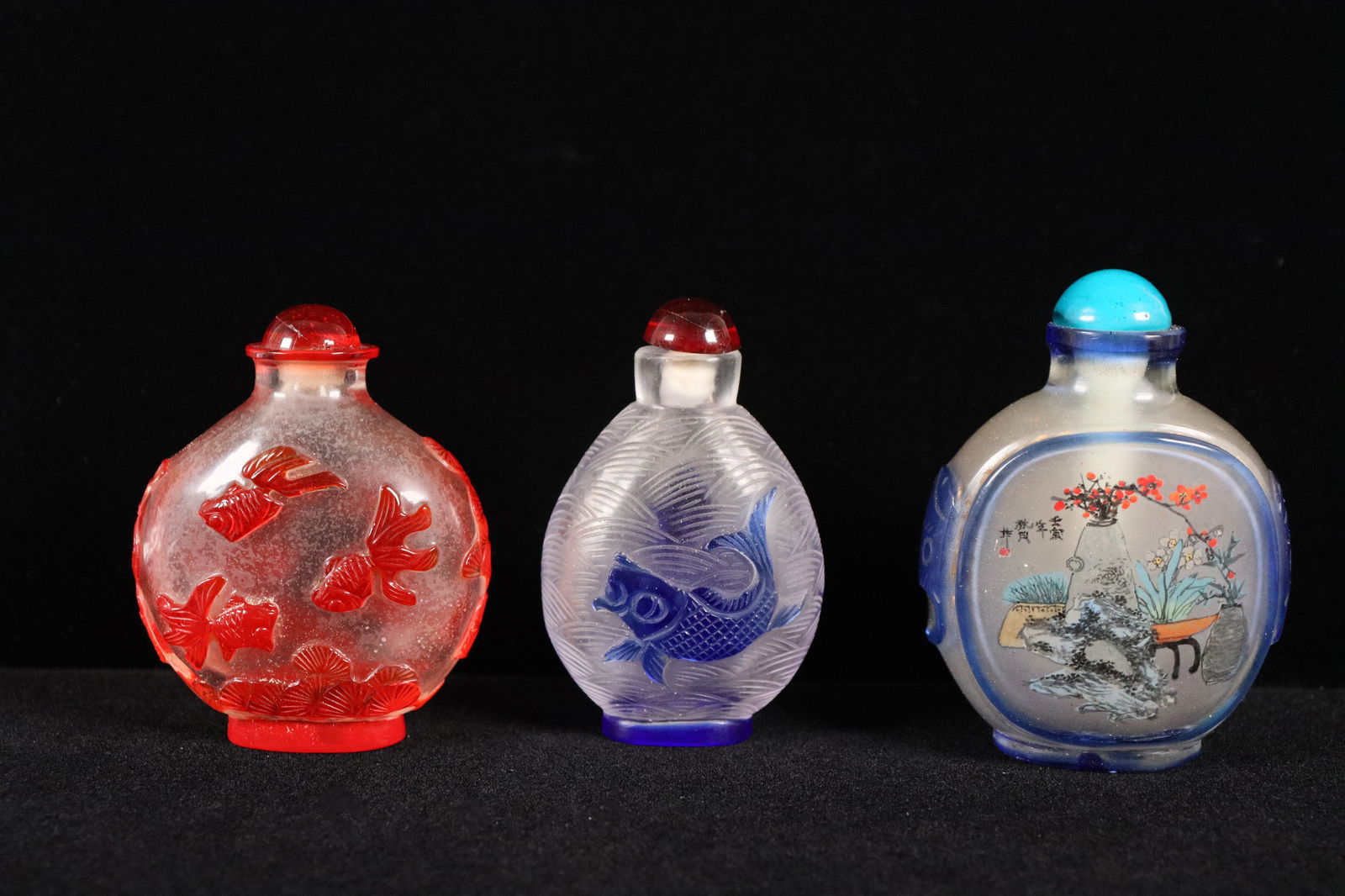 3 Chinese snuff bottles (1 of 7)