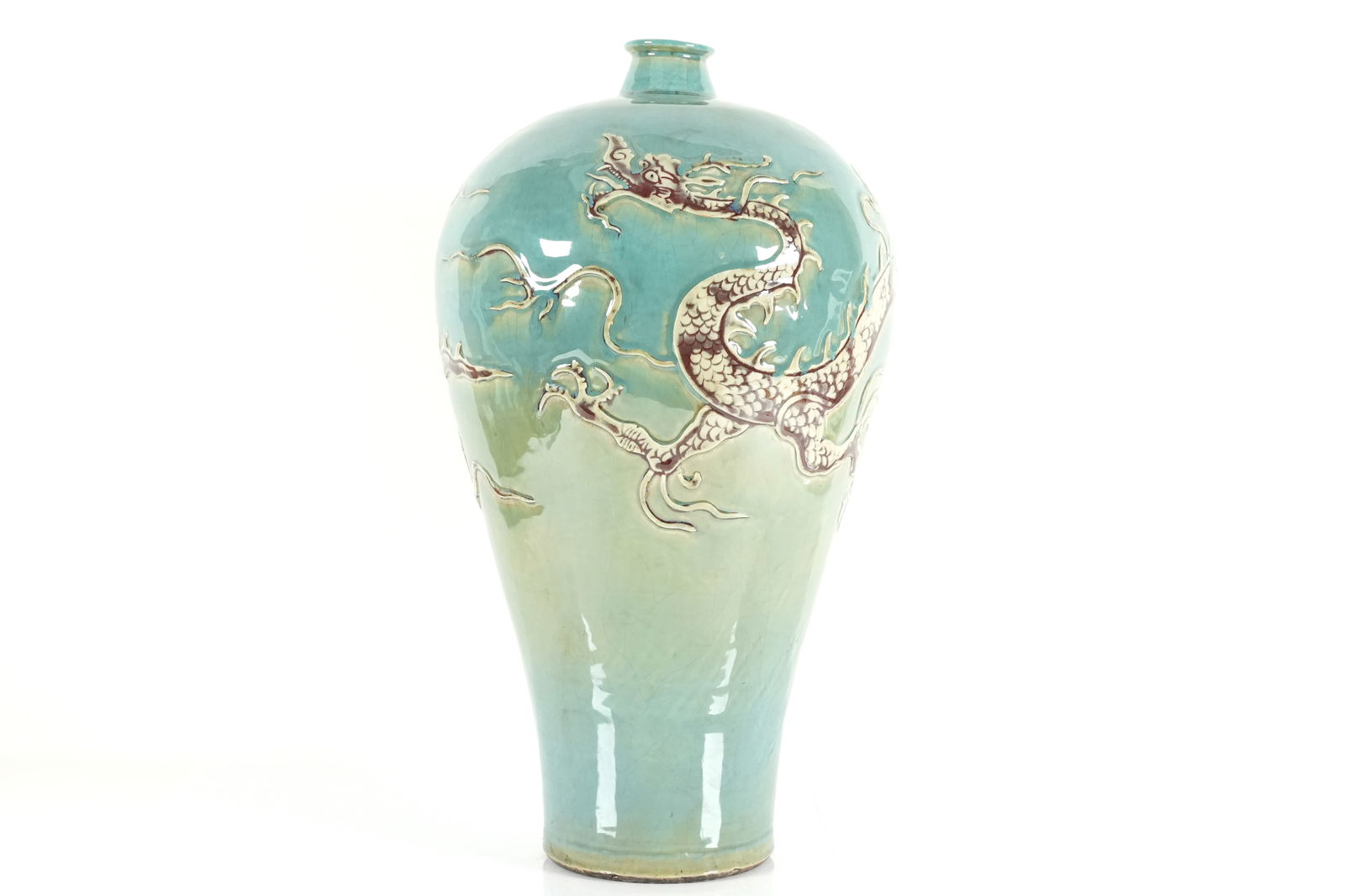 Chinese large fine dragon vase (1 of 6)