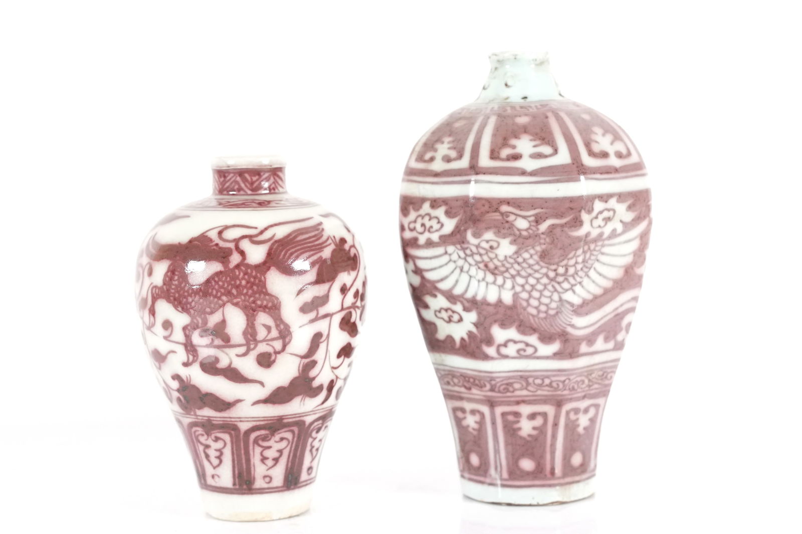 2 Chinese copper red vase (1 of 6)