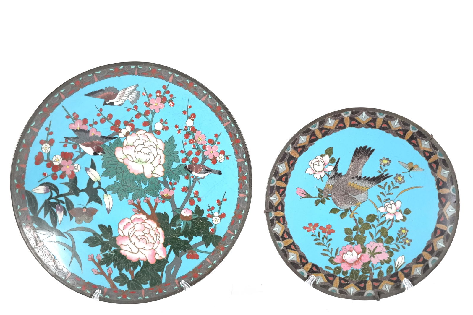 2 Chinese cloisonne plate (1 of 6)