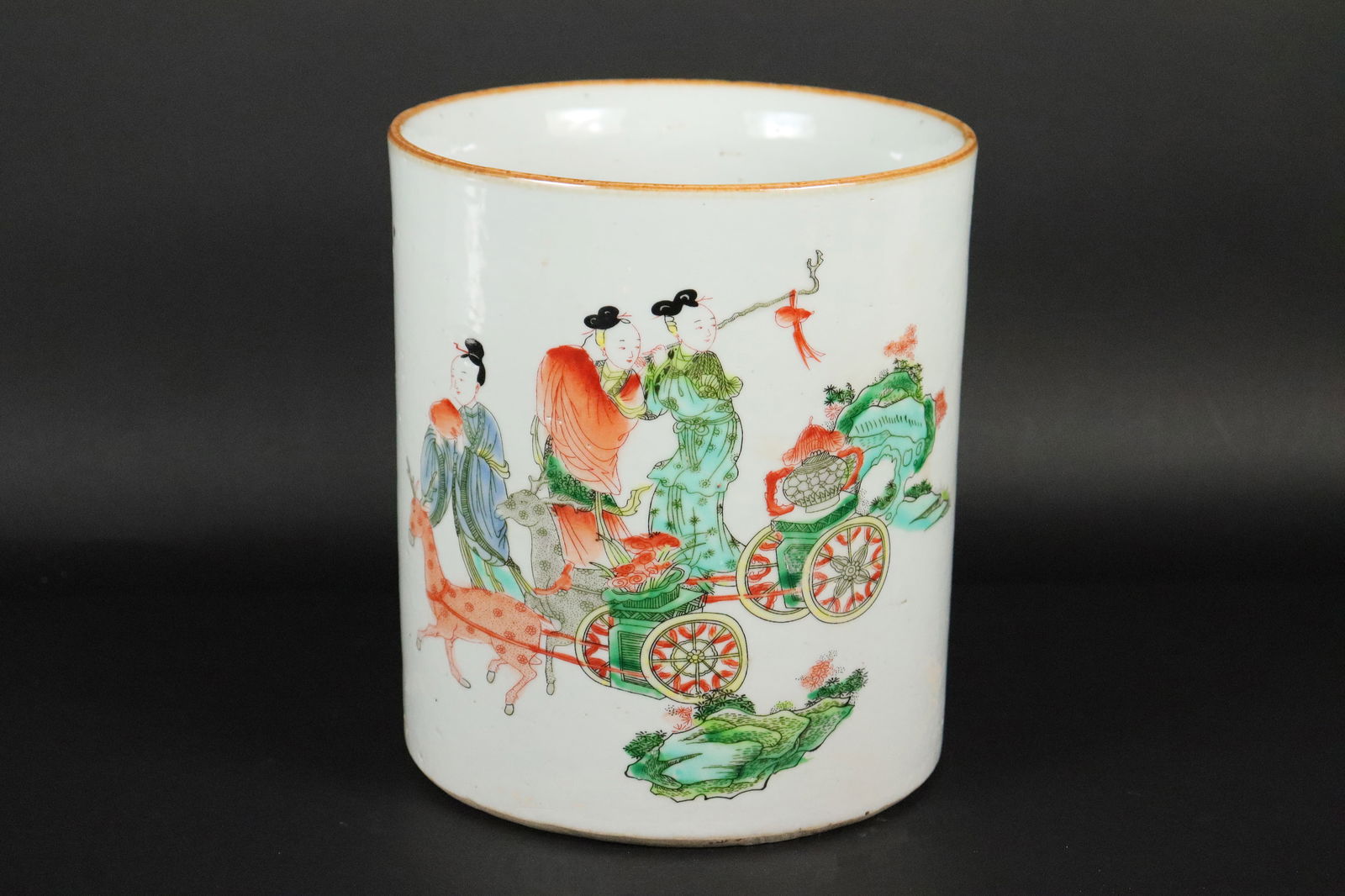 Chinese fine brush pot (1 of 6)