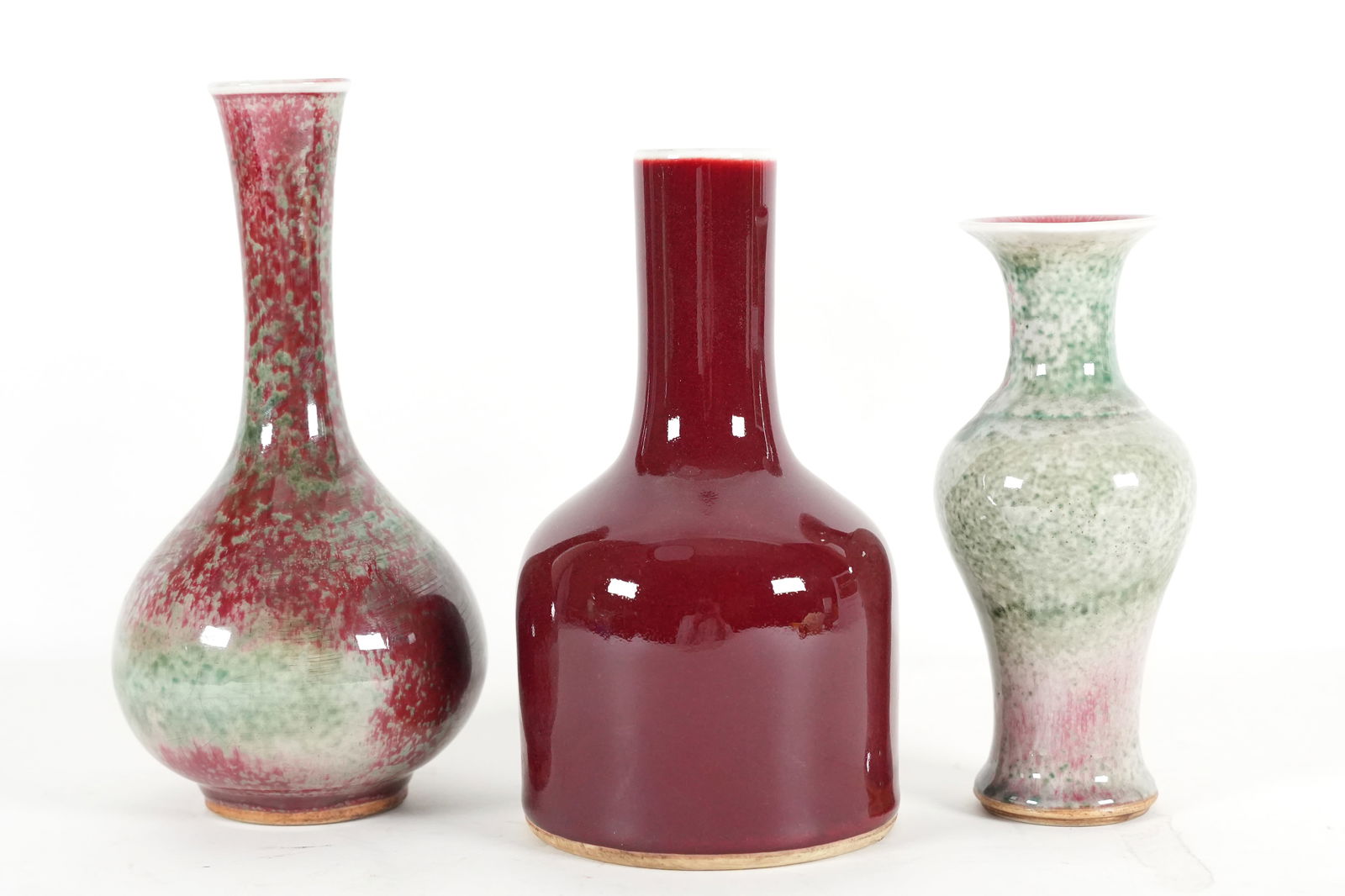 3 Chinese red glaze vase (1 of 5)