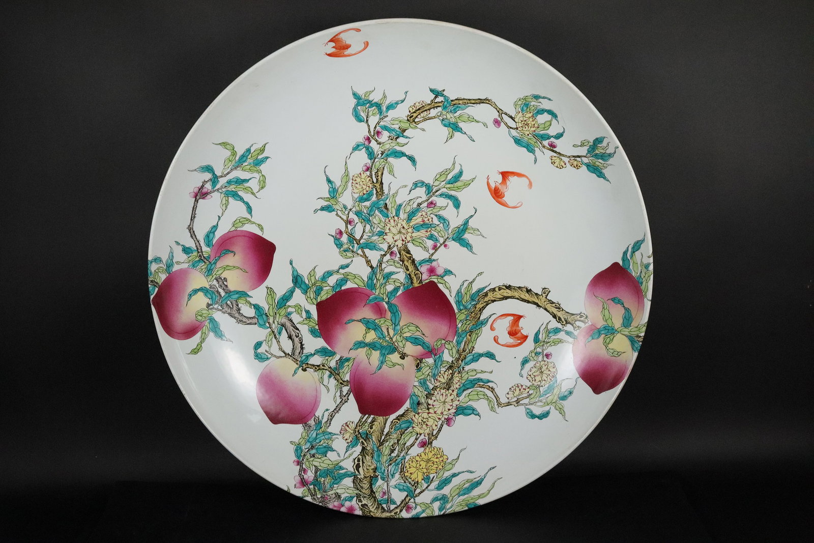 Chinese fine peach charger (1 of 7)