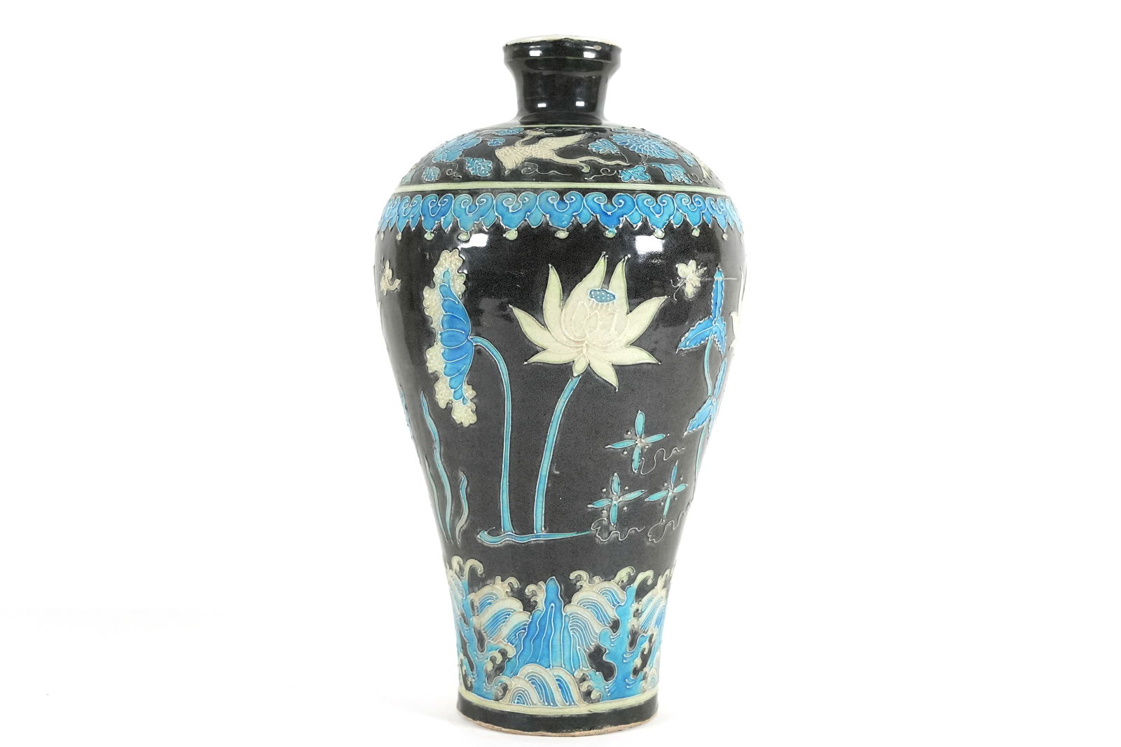 Chinese tall fine fancy vase (1 of 6)