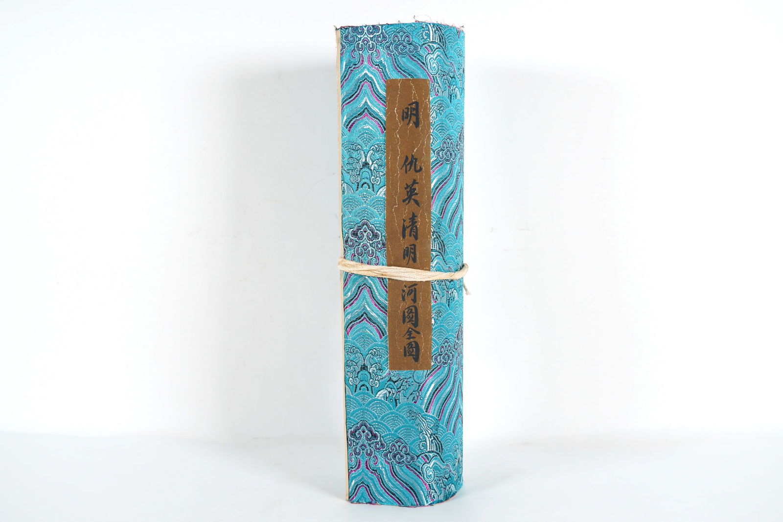 Chinese long fine painting scroll (1 of 8)