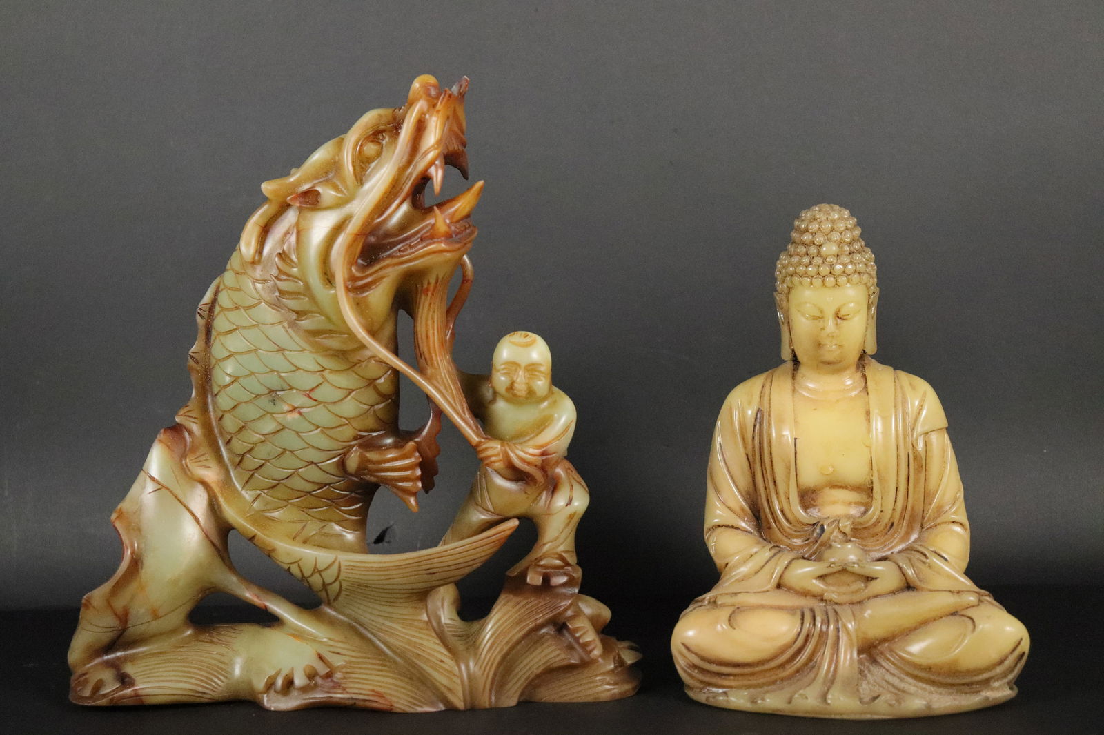 Lots Chinese stone figures (1 of 8)