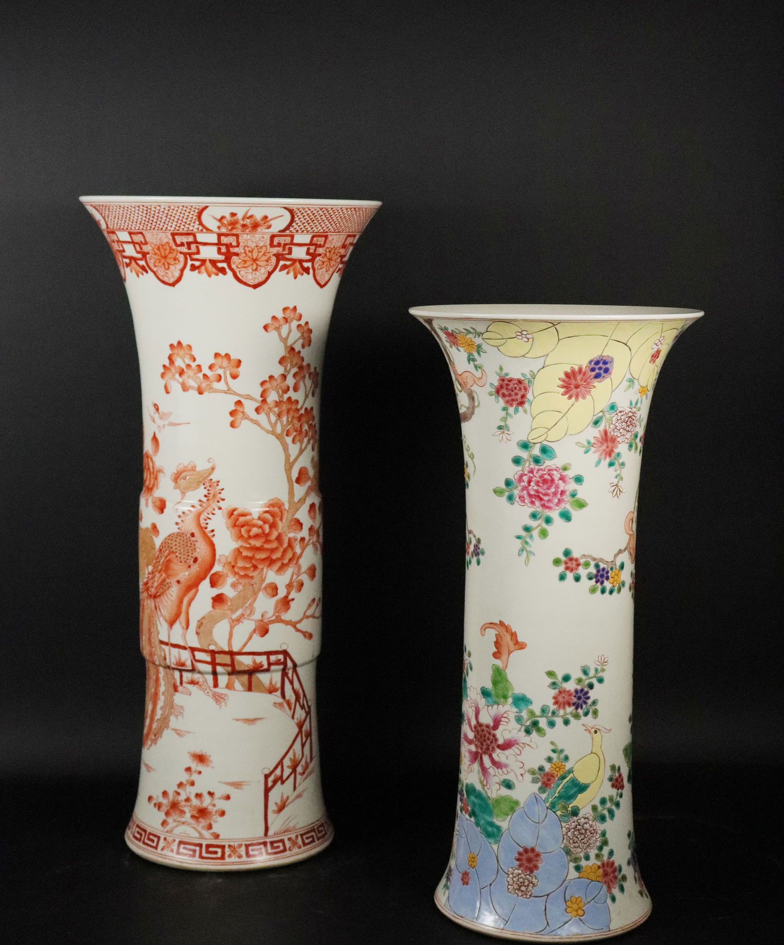 2 Chinese fancy tall vase (1 of 8)