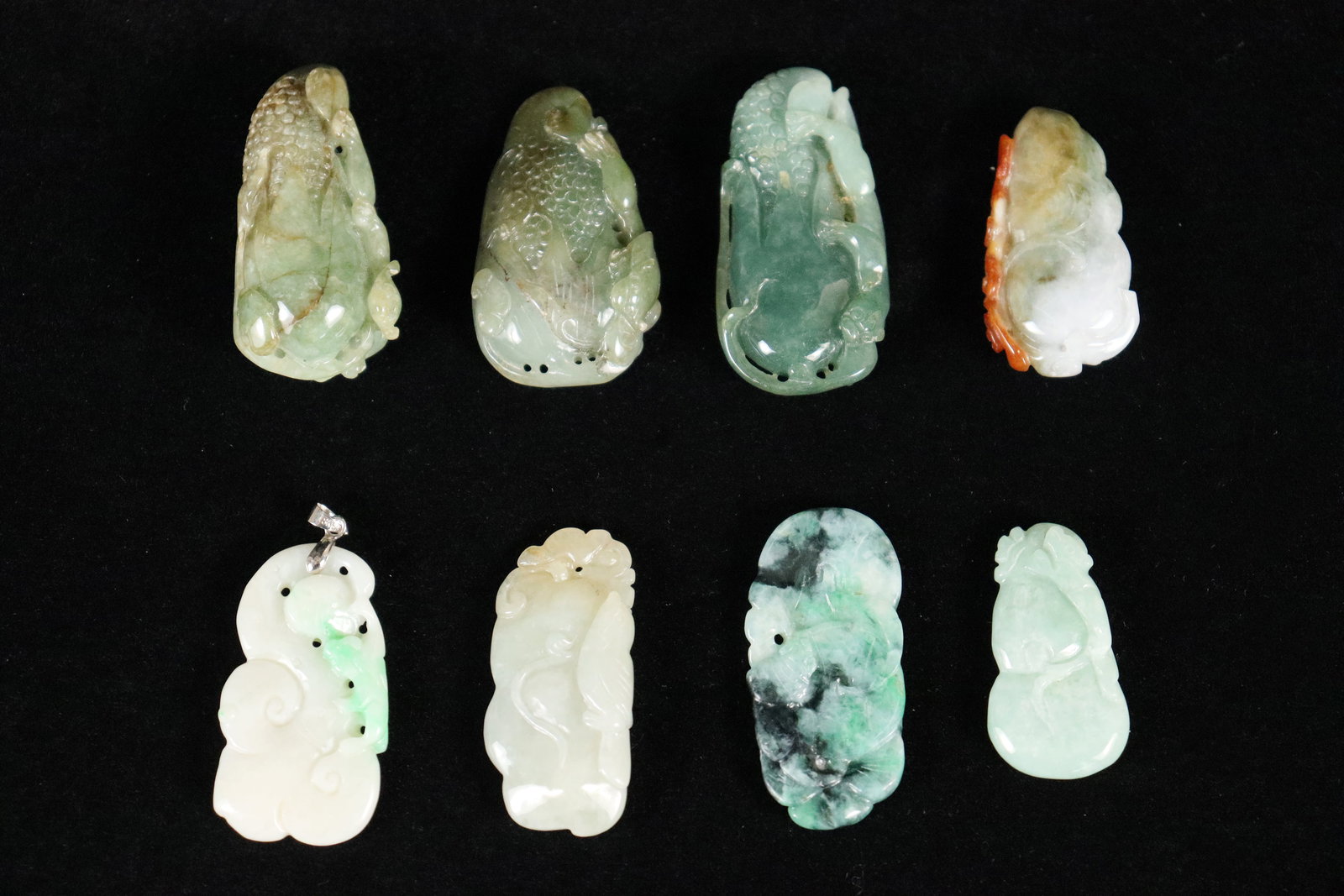 Lots Chinese jadeite items (1 of 6)