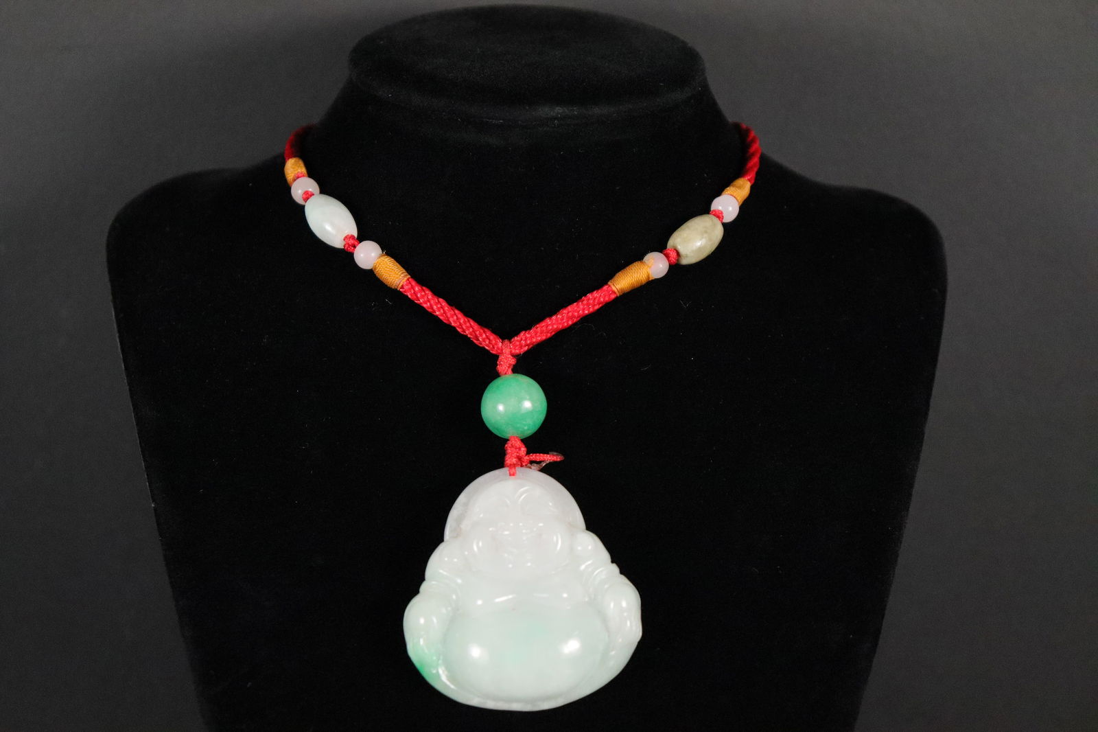 Chinese fine jadeite buddha (1 of 6)