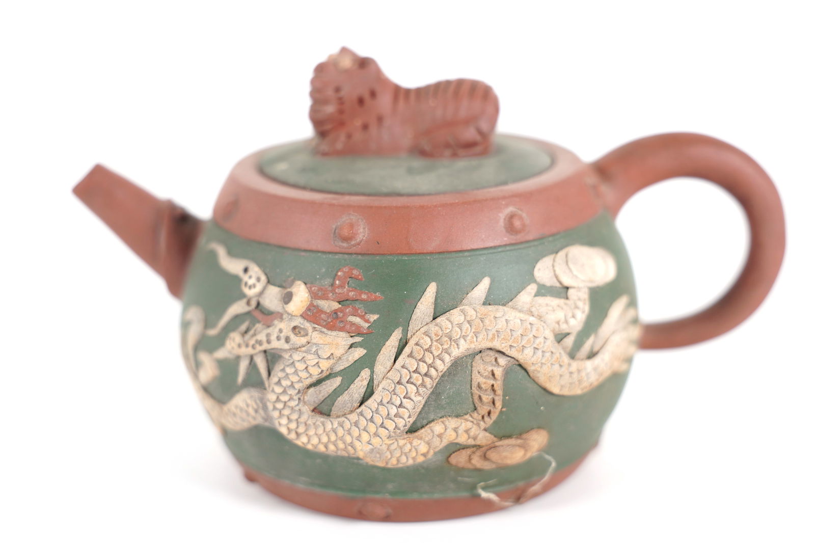 Chinese dragon clay teapot (1 of 6)