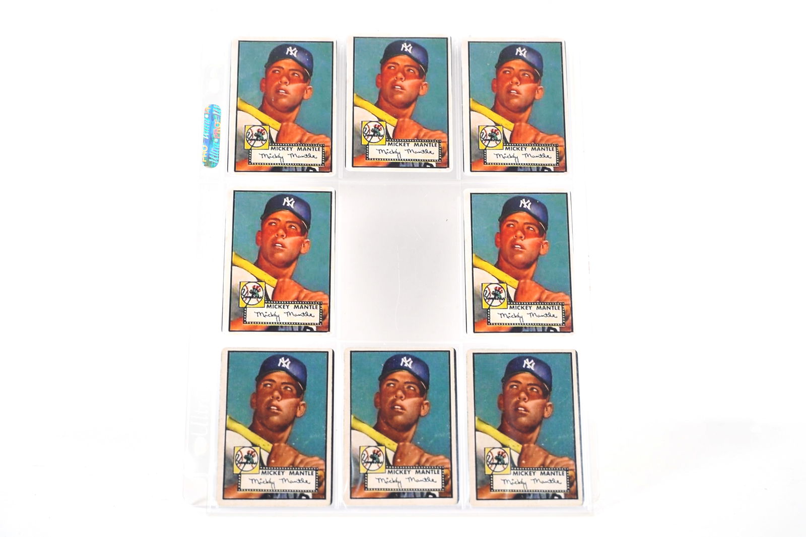 8 Mickey Mantle Playing Cards Auction